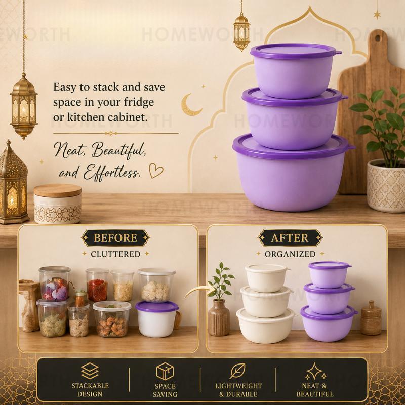 MONOBOWL EXTRA LARGE 3 In 1 Premium Airtight Food Storage Container
